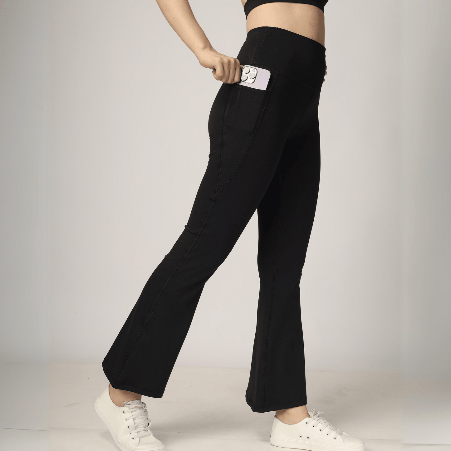 AnyWear Flare Pants - Royal Black
