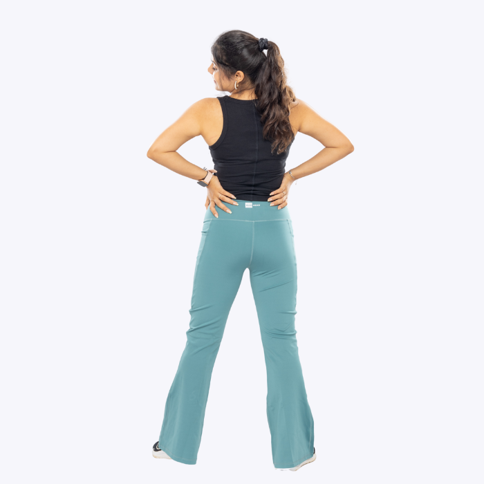 AnyWear Flare Pants - Marine Sea Slate