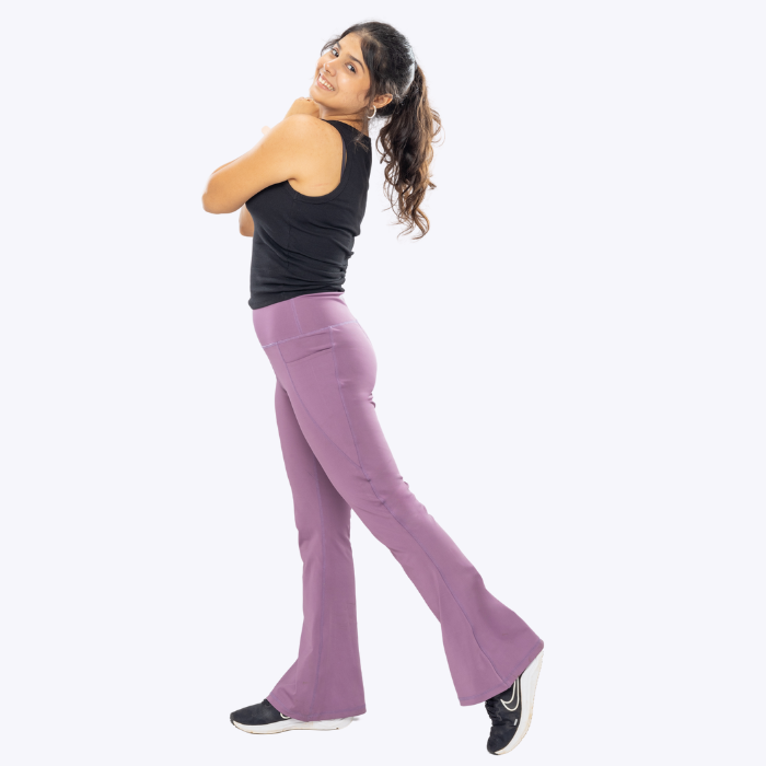AnyWear Flare Pants - Royal Plum