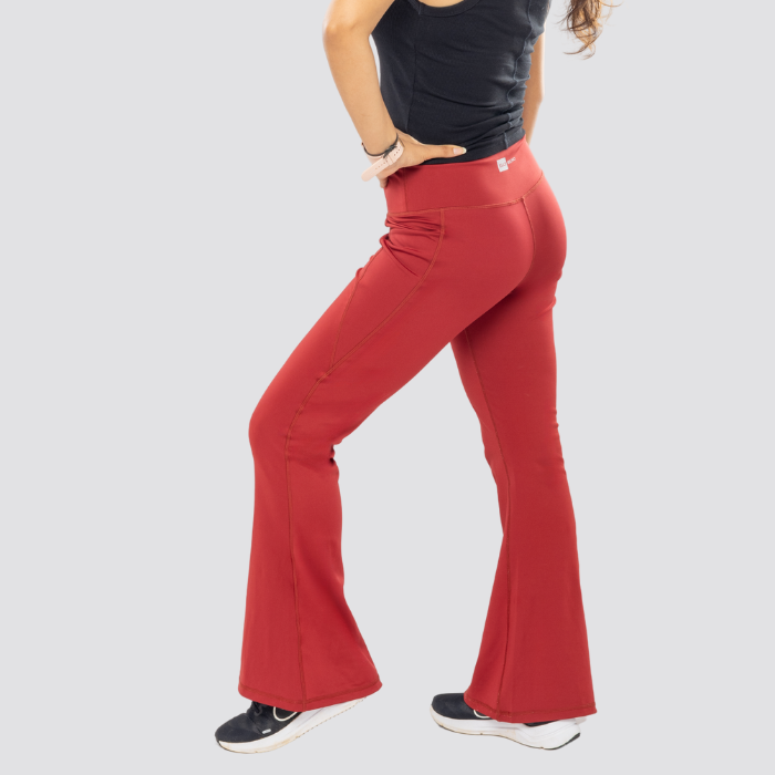 AnyWear Flare Pants - Maroon