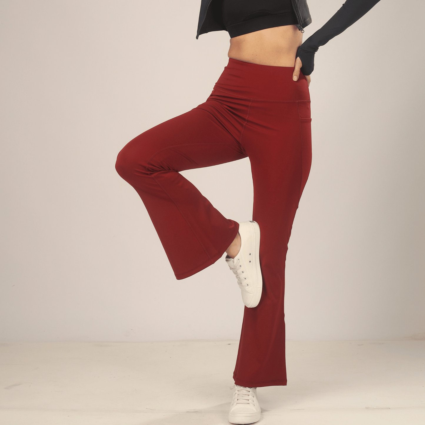 AnyWear Flare Pants - Royal Black