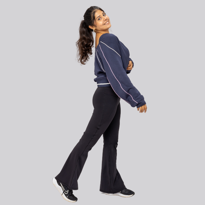AnyWear Flare Pants - Royal Black