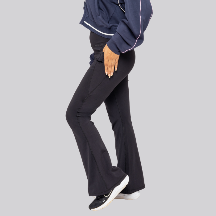 AnyWear Flare Pants - Royal Black