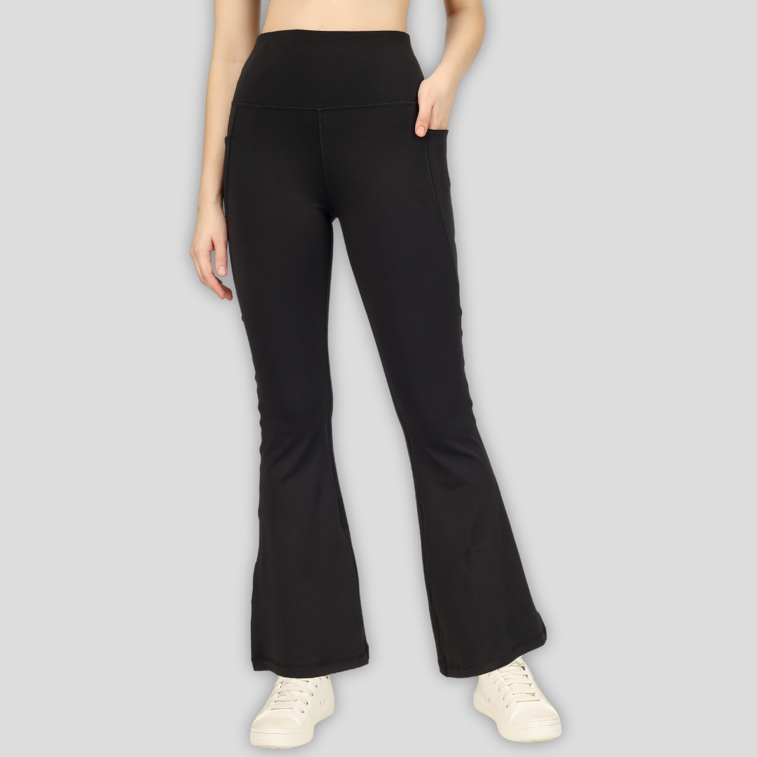 AnyWear Flare Pants - Royal Black
