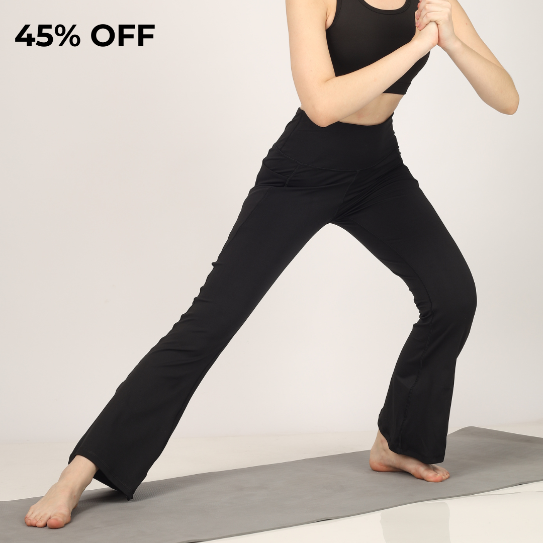 AnyWear Flare Pants - Royal Black