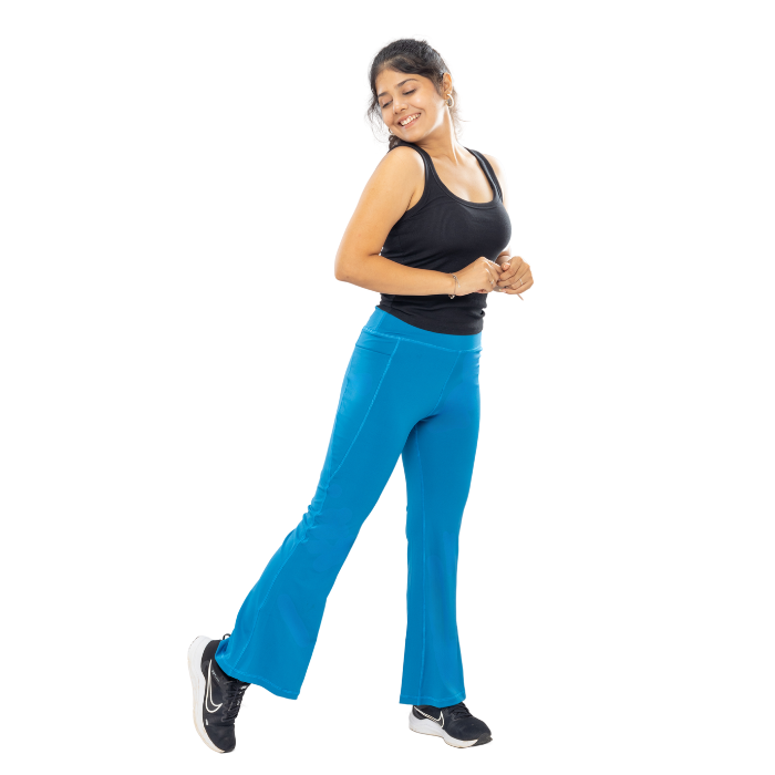 AnyWear Flare Pants - Bright Blue