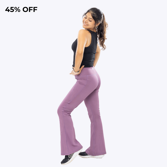 AnyWear Flare Pants - Royal Plum