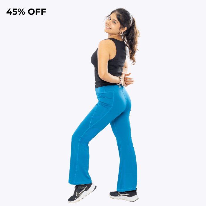 AnyWear Flare Pants - Bright Blue