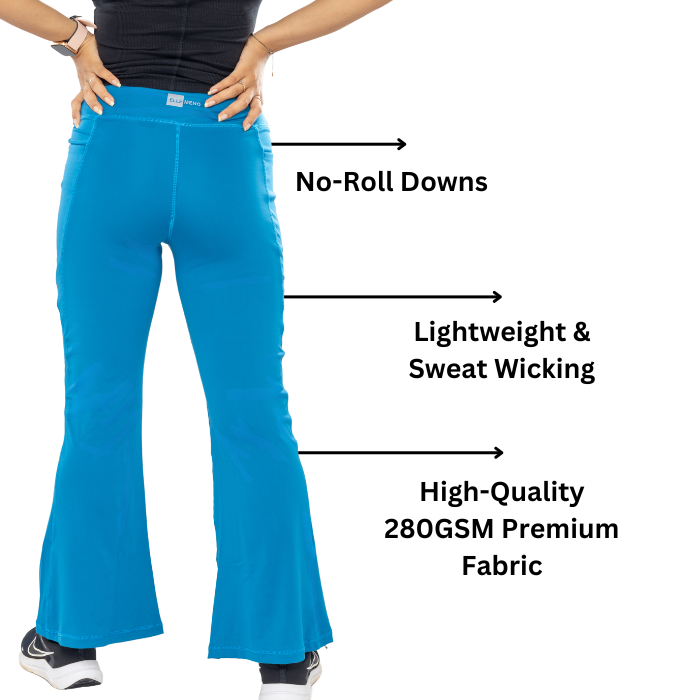 AnyWear Flare Pants - Bright Blue